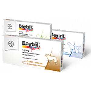 Baytril Flavour - 15mg/50mg/150mg - 10 comprimidos